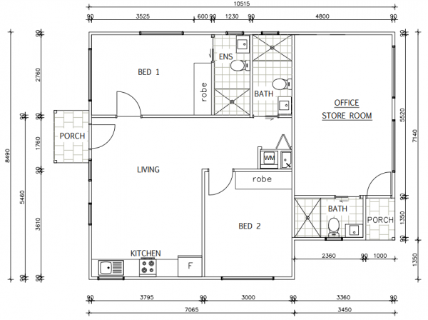 granny-flat-builders-willoughby-floor-plan